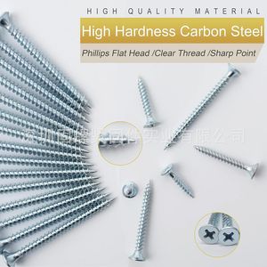 Wood Screws Assortment Kit 209Pcs Carbon Steel Phillips Countersunk Self Tapping Screw Set For Wood Imperial Size - Product Image 2