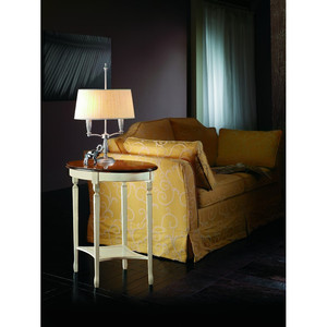 MASSELLO ciliegio tavolo ovale con pavimento Spinapescle eleganti mobili da soggiorno - Product Image 1