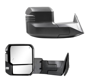 2022-2023 for Toyota for Tundra PowerHeated Towing <b>Mirrors</b> Convex Adjustable Turn Signal <b>Blind</b> <b>Spot</b> POWER FOLDER Made Glass ABS - Product Image 2