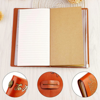 Cuaderno de Recuerdos de Alta Calidad al por Mayor, Regalos, Diario Retro, Bloc de Notas, Cuaderno de Viajero de Cuero, Hojas Sueltas, Espiral, PVC con Relieve
