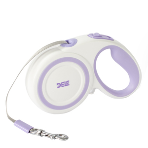 Correa de perro retráctil sin enredos de 360 °, cinta de nailon fuerte de 16 pies, bloqueo de pausa de freno con una sola mano - Product Image 3