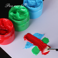Couleurs acryliques d'artiste personnalisées de haute qualité 100/300ml ensemble en plastique fournisseur d'art couleur acrylique pour la peinture