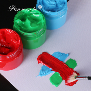 Colori acrilici artisti personalizzati di alta qualità 100/300ml di plastica Set Art fornitore di colori acrilici per la pittura - Product Image 5