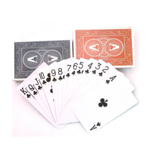 Cartes à jouer pour adultes personnalisables, imprimables, 300 g/m², bleu et rouge, comprenant un jeu de <span class=keywords><strong>poker</strong></span> pour les <span class=keywords><strong>jeux</strong></span> de divertissement - Product Image 1