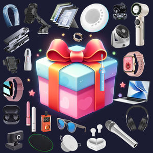 Умные часы-сюрприз: автомат для розыгрышей, шкаф-сюрприз с 1-5 электронными продуктами в подарочной тайной коробке - Product Image 1