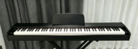 Portable Shell Digital Piano B130 PVC Wood Grain 5V Power Intro Ending Function for Music Training