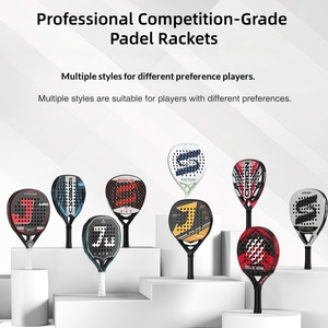 Raquetas de Pádel Personalizadas de Fábrica, de Fibra de Carbono 18K con EVA, Ligeras, con Forma de Diamante/Lágrima/Redonda - Product Image 6
