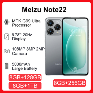 Teléfonos Celulares <span class=keywords><strong>MEIZU</strong></span> Note 22 a Bajo Precio, Venta al por Mayor en China, Desbloqueados, 3G 4G LTE, Teléfono Inteligente Android, NFC - Product Image 2