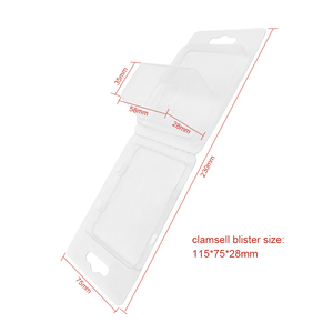 Recyclable <strong>Transparent</strong> PVC Clamshell <strong>Blister</strong> Box Clear <strong>PET</strong> RPET Folding Acetate Display <strong>Packaging</strong> for Electronic Products - Product Image 5