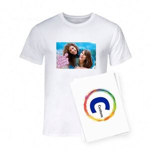 Camisetas de Manga Corta para Hombre con Logotipo Personalizado al por Mayor, Impresión en Serigrafía Blanca, 100% Algodón, Transpirables, Ecológicas, Jersey de 180g - Product Image 4