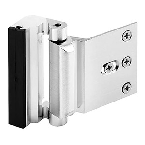 Corps de serrure de porte en aluminium pour porte en bois, durable, argenté, 155g, DL016 - Product Image 1