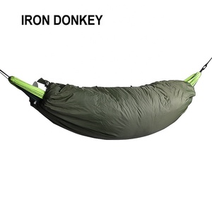 IRONDONKEY Nylon Hamacs Camping Accessoires Léger En Plein Air 1 Personne Enveloppe Sac De Couchage <span class=keywords><strong>Couverture</strong></span> Chaude Couvre-Lit Suspendu - Product Image 1