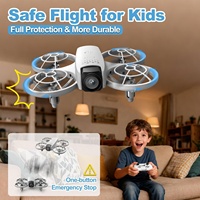 Drone RC 4DRC V53 avec évitement d'obstacles, caméra 480P, WiFi FPV, mini quadricoptère pliable, maintien d'altitude, vol stable, jouet aérien