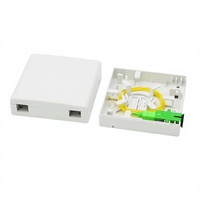 Caja Terminal de Fibra Óptica para Exteriores para Proyectos de Telecomunicaciones, Caja de Distribución de Cable de Fibra Óptica