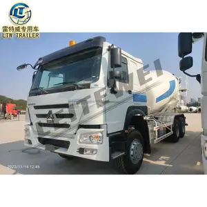 Novo caminhão betoneira sino HOWO 371hp 6*4 400hp 10cbm para venda