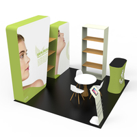 Présentoirs d'exposition portables pliables en alliage d'aluminium léger pour salons professionnels, conventions et expositions