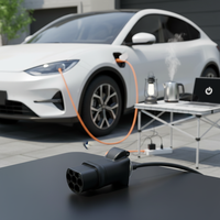 Adaptateur AOTAI de type 2 V2L, prise de courant chinoise pour véhicule, chargeur EV 16A, protection IP54 GB/T, 3,5 kW, 110-250 V