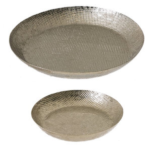 High Quality Modern Custom <b>Round</b> <b>Serving</b> <b>Tray</b> Wholesale Metal Custom <b>Tray</b> - Product Image 1