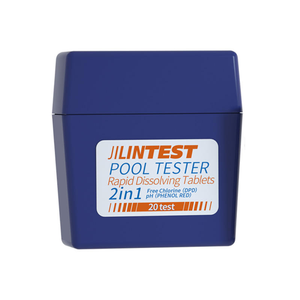 Comprimés de test 2-en-1 à dissolution rapide pour piscine, test de chlore libre, de <span class=keywords><strong>brome</strong></span> et de pH, pour l'analyse de l'eau des piscines et spas, support OEM - Product Image 6