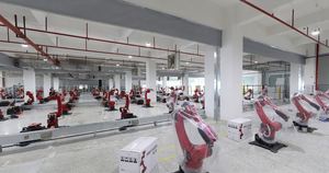 Robot de Pintura Industrial Borunte con Control PLC, Motor de 5 kW, Caja de Cambios, Capacidad de Producción de 100 Unidades para Fabricación Automotriz de Alto Rendimiento - Product Image 6