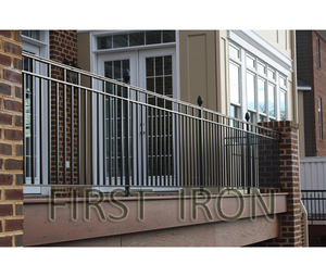 现代住宅室外阳台直锻铁栏杆设计 - Product Image 4