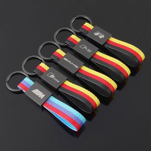 Llaveros para Coche, Anillo para Llaves Tricolor, Estándar Empresarial, Audi Sline RS, Volkswagen R, Mercedes-Benz, para Llaveros de Coche de Ajuste Universal - Product Image 1