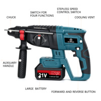 Marteau perforateur rotatif ADC45 pour la décoration intérieure et les projets d'ingénierie & perceuse à percussion électrique sans fil Makitas pour le bricolage