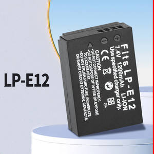 Baterai kamera isi ulang LP-E12 isi ulang cepat untuk baterai Canon LPE12 untuk Canon EOS <span class=keywords><strong>M</strong></span> - Product Image 2