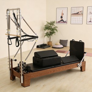 Machine <span class=keywords><strong>de</strong></span> Pilates Reformer Cadillac professionnelle en bois d'érable, réglable et durable, pour studio <span class=keywords><strong>de</strong></span> <span class=keywords><strong>yoga</strong></span>, garantie 5 ans - Product Image 1