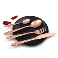 Cuillères de table en acier inoxydable au design moderne pour mariage, ensemble de vaisselle en gros, légères, réutilisables et compatibles lave-vaisselle