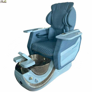 Fauteuil de pédicure <span class=keywords><strong>Ispa</strong></span> simple et élégant, résistant à l'acétone, gris, vente en gros au Vietnam - Product Image 4