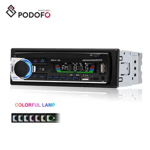 PodofoカーMP3プレーヤー2 USBオートラジオ1DinカーラジオBTFM補助受信機SDMMC WMA2.1A急速充電JSD-530対応在庫