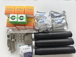 Kits <span class=keywords><strong>de</strong></span> terminaison rétractable à froid en caoutchouc <span class=keywords><strong>de</strong></span> silicium 35KV Protection d'isolation haute <span class=keywords><strong>tension</strong></span> pour fils, câbles et assemblages <span class=keywords><strong>de</strong></span> câbles - Product Image 2