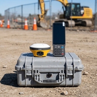 Récepteur GNSS RTK Hi-Target V5 à double caméra laser, IMU, mesure d'inclinaison, 1408 canaux, IP68, précision de 2 cm, instrument de topographie