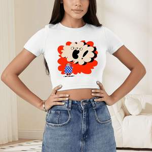 Image personnalisée "Débardeur à manches courtes pour femme fabriqué aux États-Unis" - Product Image 2