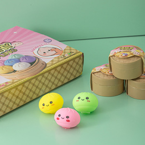 <b>Squishy</b> Dumpling Toys Colorful TPE Stress Relief Fidget Toys For Kids And Adults - Product Image 2