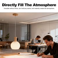 Lustres suspendus en verre LED décoratifs linéaires modernes nordiques de luxe pour chambre à coucher, restaurant et chevet, personnalisables