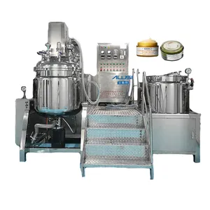 Mesin pencampur termogenisasi tangki pencampur vakum untuk membuat krim kosmetik/Losion/salep/Pasta/saus/saus