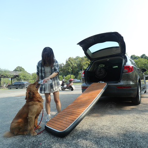 Rampe de <span class=keywords><strong>voiture</strong></span> pour chien gonflable portable DWF matériel extérieur fournitures pour animaux de compagnie facile à franchir pour voitures et SUV - Product Image 3
