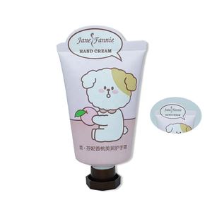 Paquet de crème pour les mains de lavage du visage pour enfants Tube en plastique d'étanchéité d'extrémité d'oreille de <span class=keywords><strong>chat</strong></span> incurvé mignon avec rabat en spirale - Product Image 2