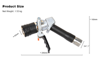 Pistola de Inyección de Gas Automática de Aleación de Aluminio para GLP, Certificación ATEX, para Dispensador de Combustible y Uso en Estaciones