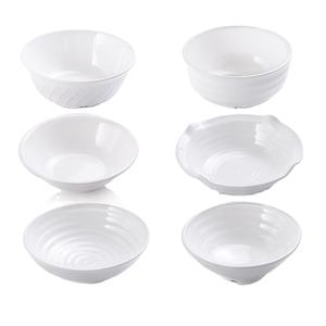 Tazón <span class=keywords><strong>de</strong></span> Ramen <span class=keywords><strong>de</strong></span> Melamina Blanca BST, Estilo Japonés, Tazón <span class=keywords><strong>de</strong></span> Plástico Irrompible para Uso Comercial en Restaurantes, Tazón para Sopa <span class=keywords><strong>de</strong></span> Fideos - Product Image 1