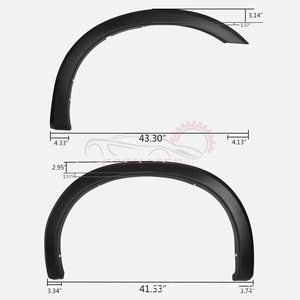 Style d'usine OE pour 1999-2007 Ford F250 F350 <span class=keywords><strong>Super</strong></span> Duty Style usine couverture de roue garde-boue fusées sourcil de roue - Product Image 2