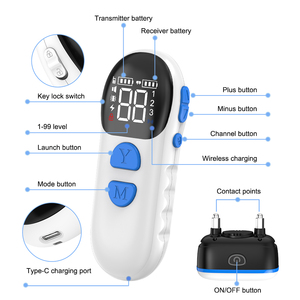 Tize-<span class=keywords><strong>Collar</strong></span> de entrenamiento para perros, dispositivo de carga inalámbrica, 99 niveles, vibración, impermeable, choque - Product Image 6