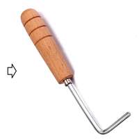 Clé hexagonale pour réglage de la courbure de manche de guitare 4mm R08, outil de luthier pour guitare, mandoline, ukulélé