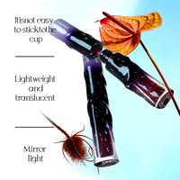 Gloss à lèvres liquide coloré hydratant et non collant, longue tenue, brillance intense, effet repulpant, fini brillant, 2,2 g, taille standard