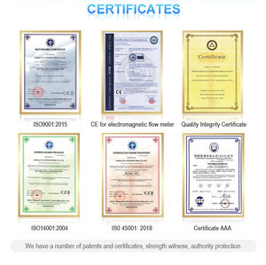 เครื่องวัดการไหลชนิดควบคุมระยะไกลแบบบูรณาการ Dn3-Dn3000แม่เหล็กไฟฟ้าเครื่องวัดการไหลของน้ำจากโรงงาน - Product Image 6