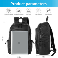 Tas Ransel Laptop Kapasitas Besar Anti Air, Tas Ransel Perjalanan Multi-Kantong, Tas Sekolah Kuliah, Logo Dapat Disesuaikan