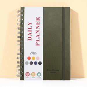 2025-2026 Custom Plain PP/PVC Spiral <b>Notebook</b> Reusable Sublimation Cute Composition <b>A5</b> 120 Sheets Promotional Use - Product Image 3