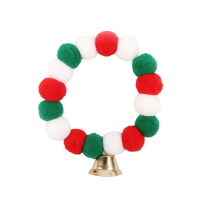 Homeplanet Bestseller Huisdier Kerstkat Hond Haarbal Kraag Opknoping Decoratie Elastische Pet Kerst Bell Accessoires Schattige Kat Halsband - Product Image 1
